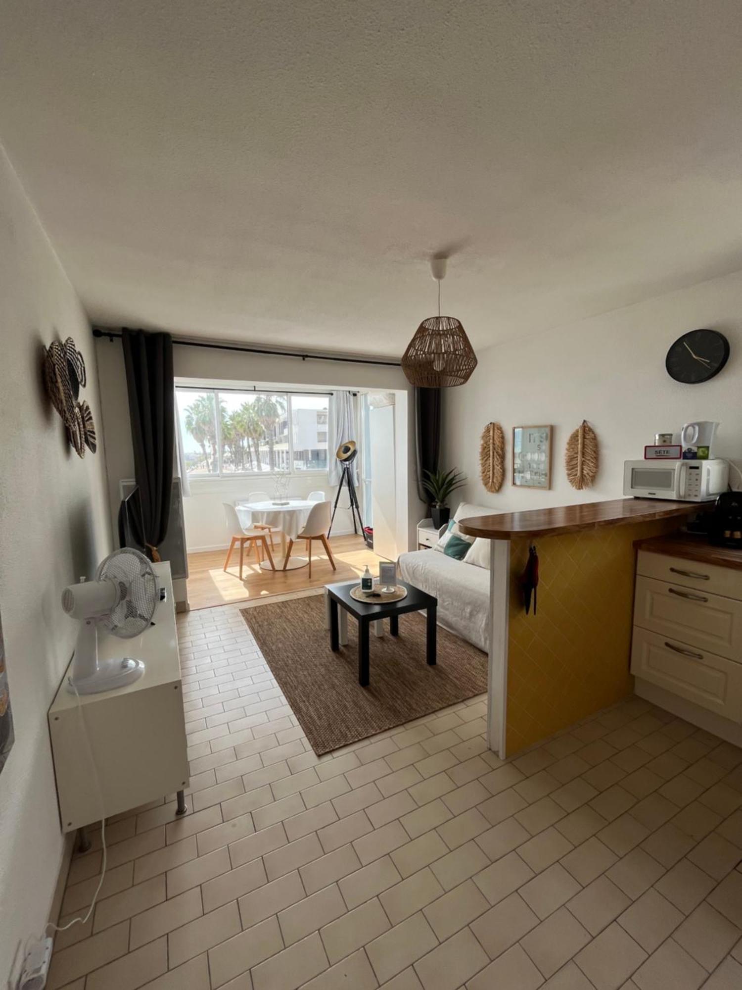 T2 Vue Panoramique Sur Mer Quartier Des Quilles Sète Exterior foto